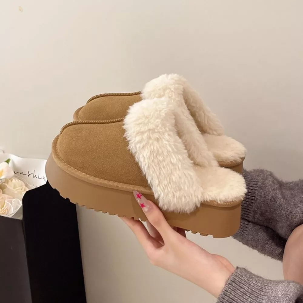 Round Toe Platform Slippers, image 6
