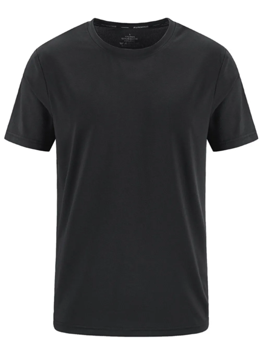 Men's Plus Size Round Neck Short Sleeve T-Shirt, image 3
