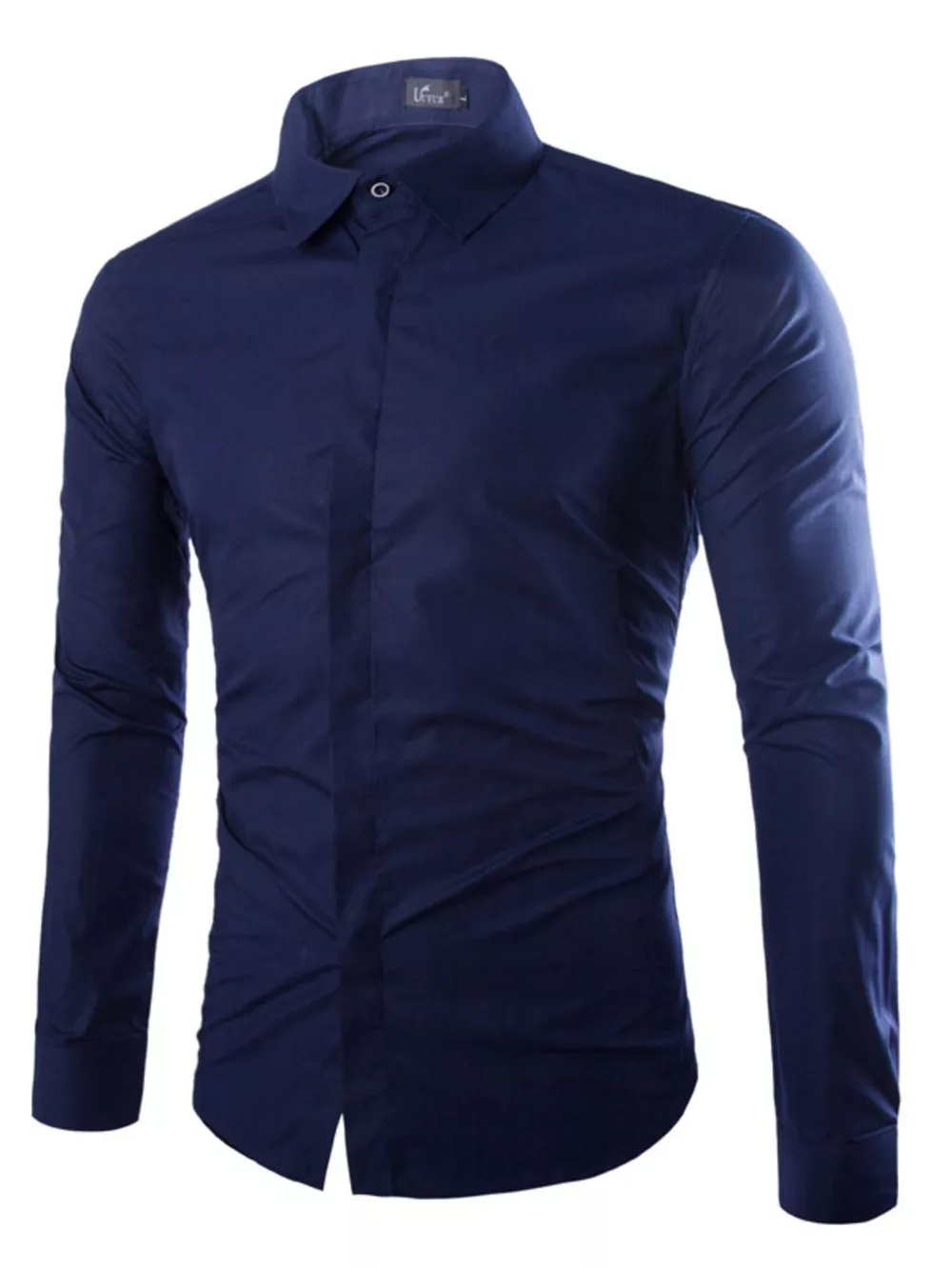 Men's Plus Size Classic Fit Long Sleeve Shirt, image 2