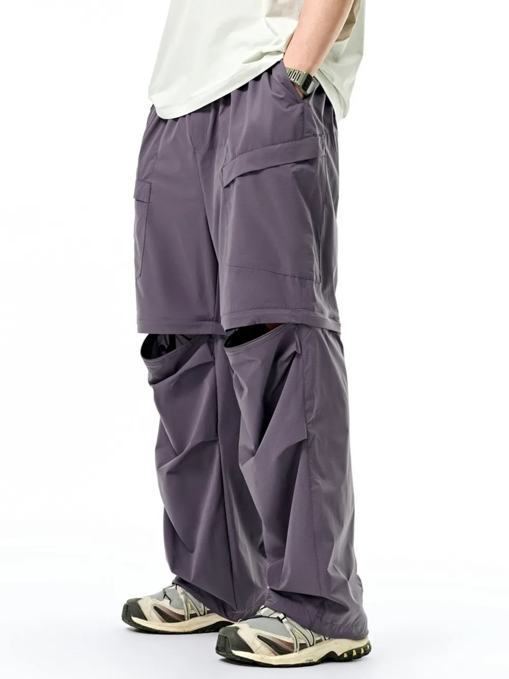 Men's Cargo Pants with Drawstring Waist, image 4