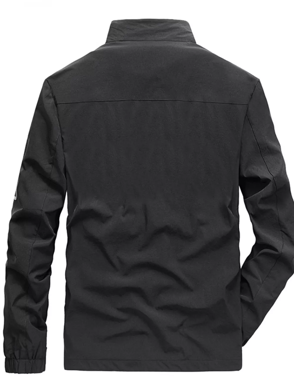 Men's Plus Size Lightweight Zip Up Jacket, image 4