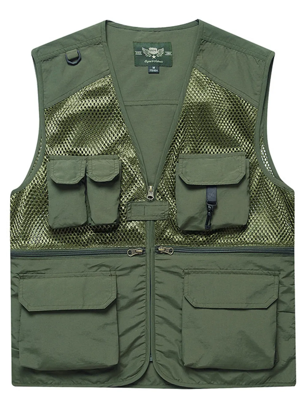 Men's Full Size Multi-Pocket Breathable Vest Plus Size, image 5