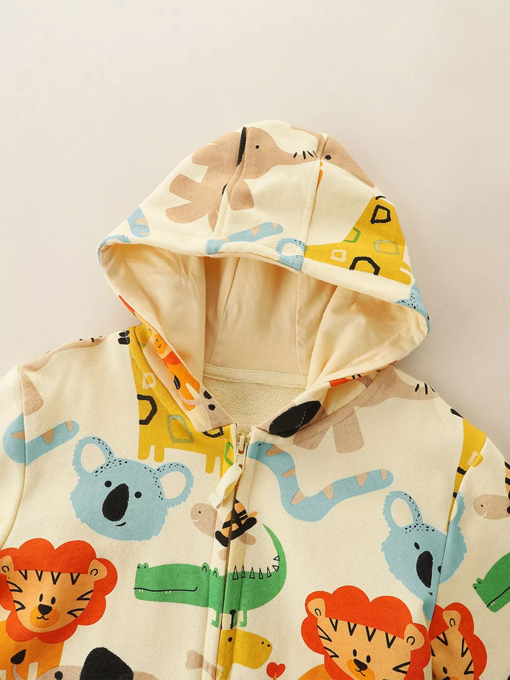 Children's Animal Print Zip-Up Hoodie, image 2