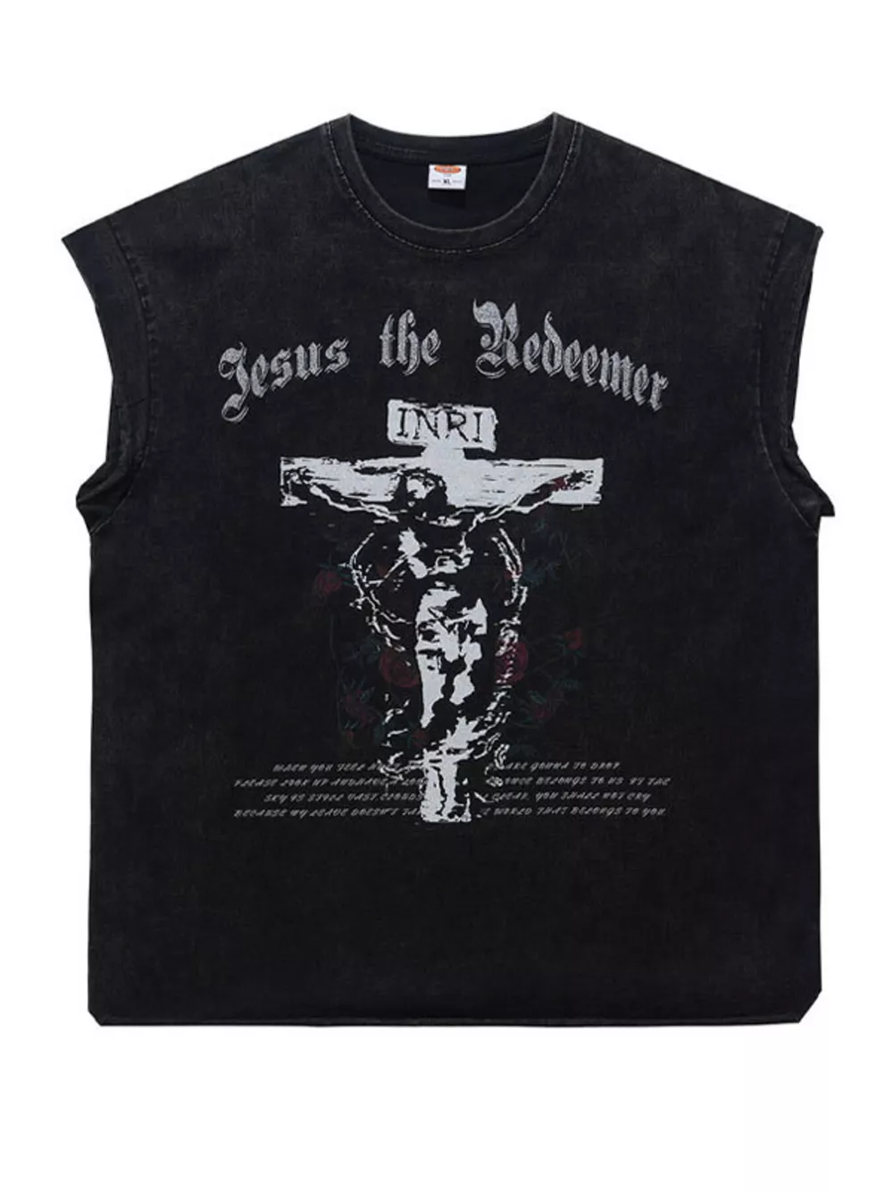 Men's Graphic Round Neck Tank Top, image 4