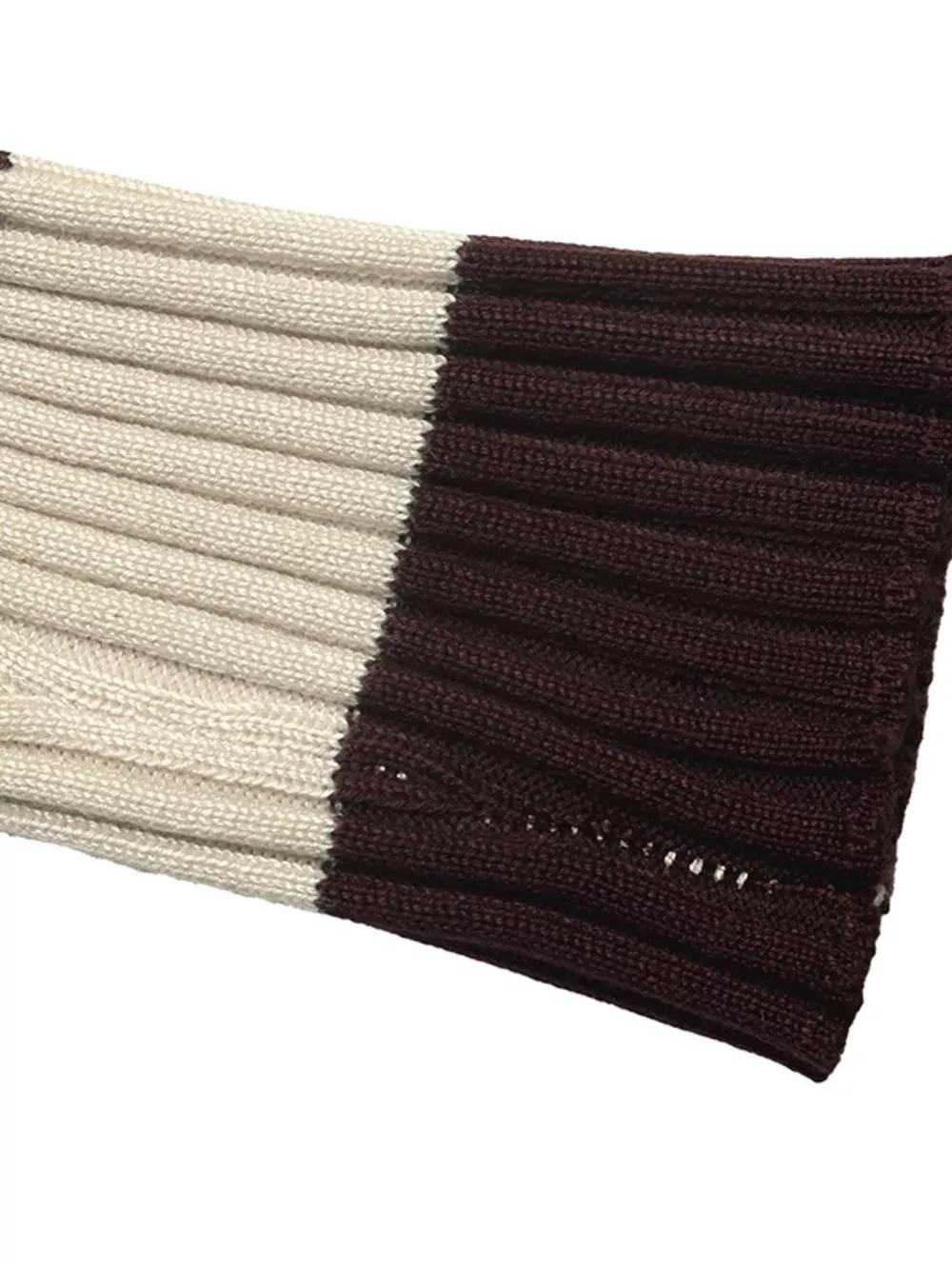 Striped Ribbed Knit Long Sleeve Sweater, image 7