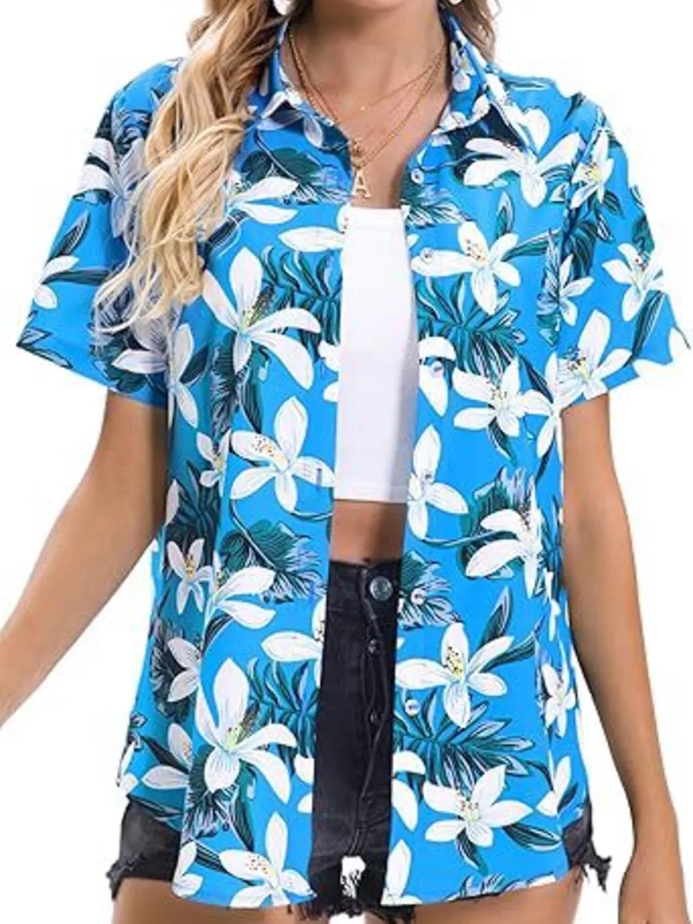 Plant Print Short Sleeve Shirt, image 13
