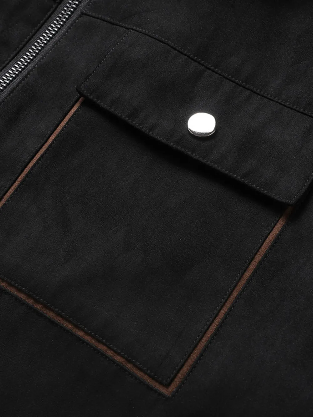 Men's Plus Size Sherpa-Lined Canvas Utility Jacket, image 6