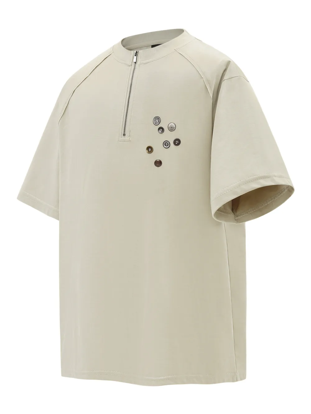 Men's Quarter-Zip Short Sleeve T-Shirt, image 5