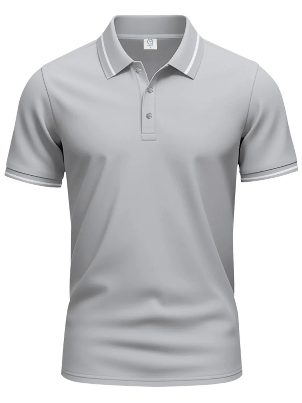 Men's Full Size Collared Neck Short Sleeve Polo Plus Size, image 14