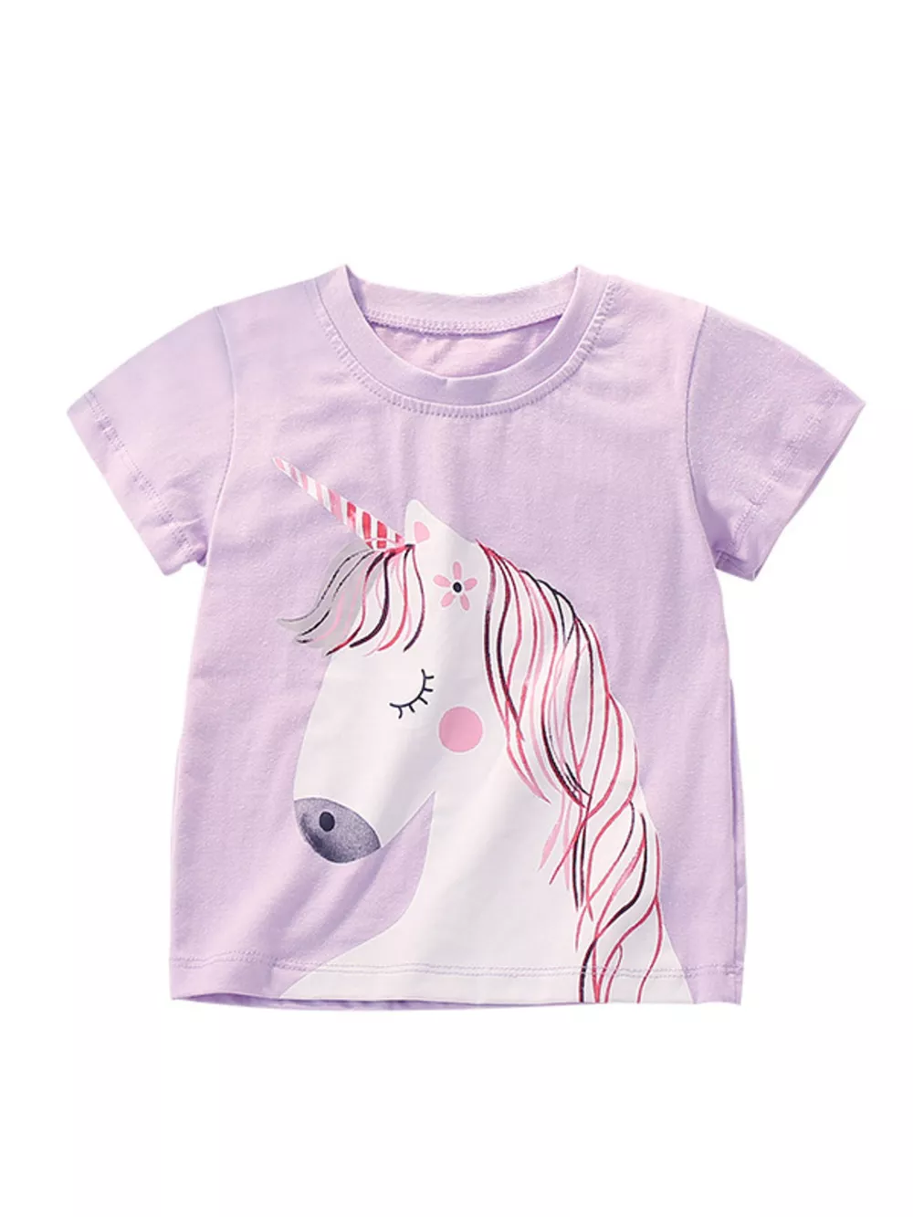 Children's Unicorn Graphic Short Sleeve T-Shirt