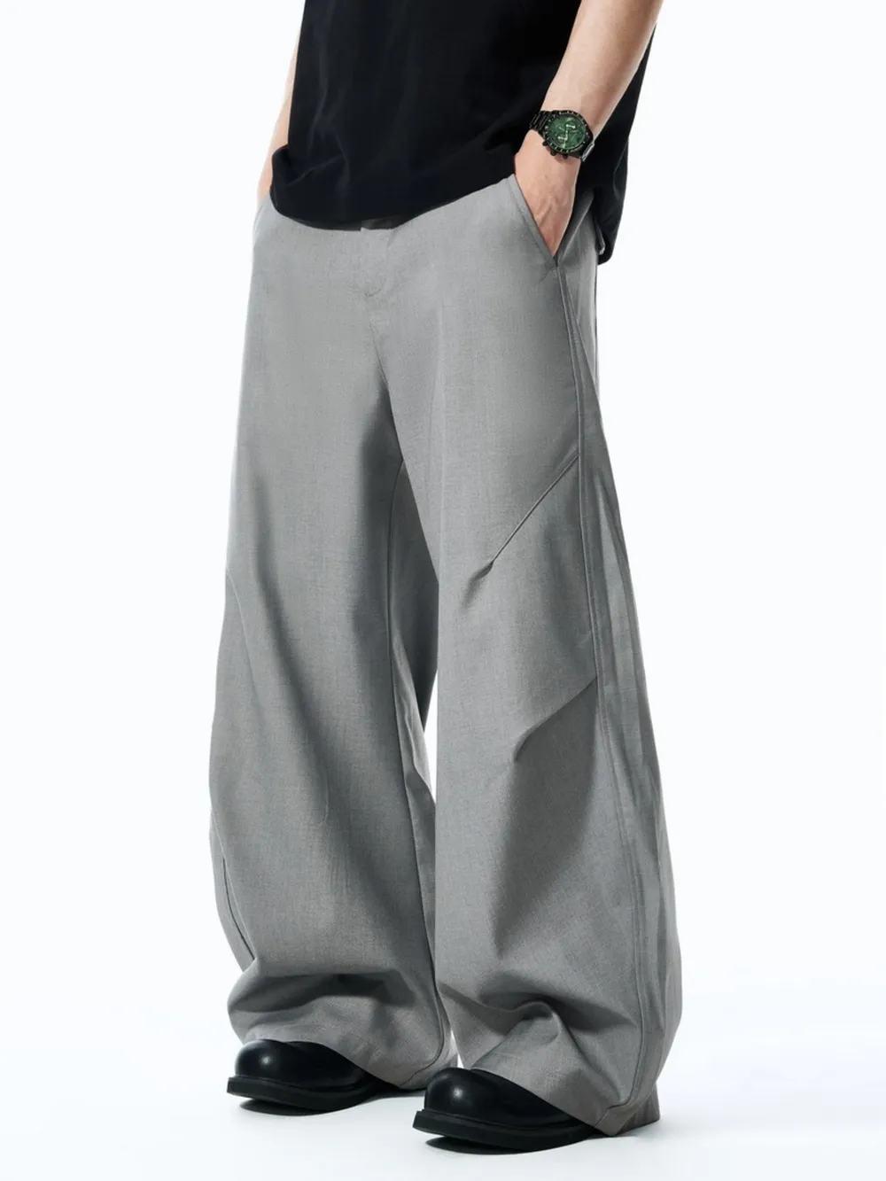 Men's Wide Leg Casual Pants, image 6