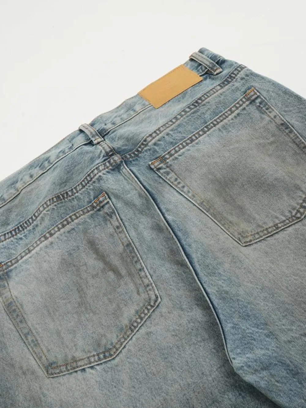 Men's Distressed Wide Leg Jeans, image 14