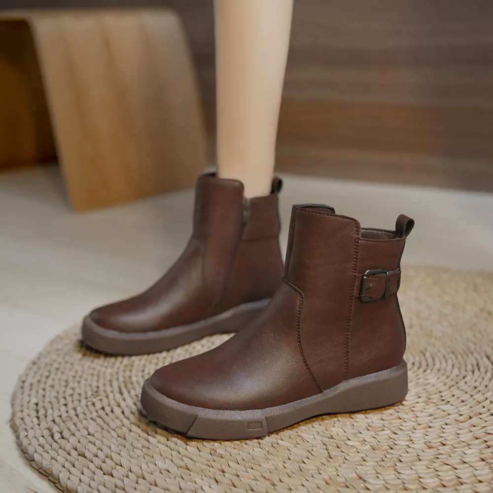 Round Toe Platform Boots, image 10