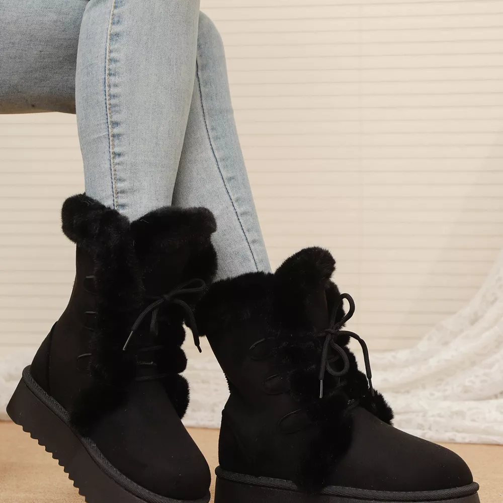 Lace-Up Winter Boots, image 3