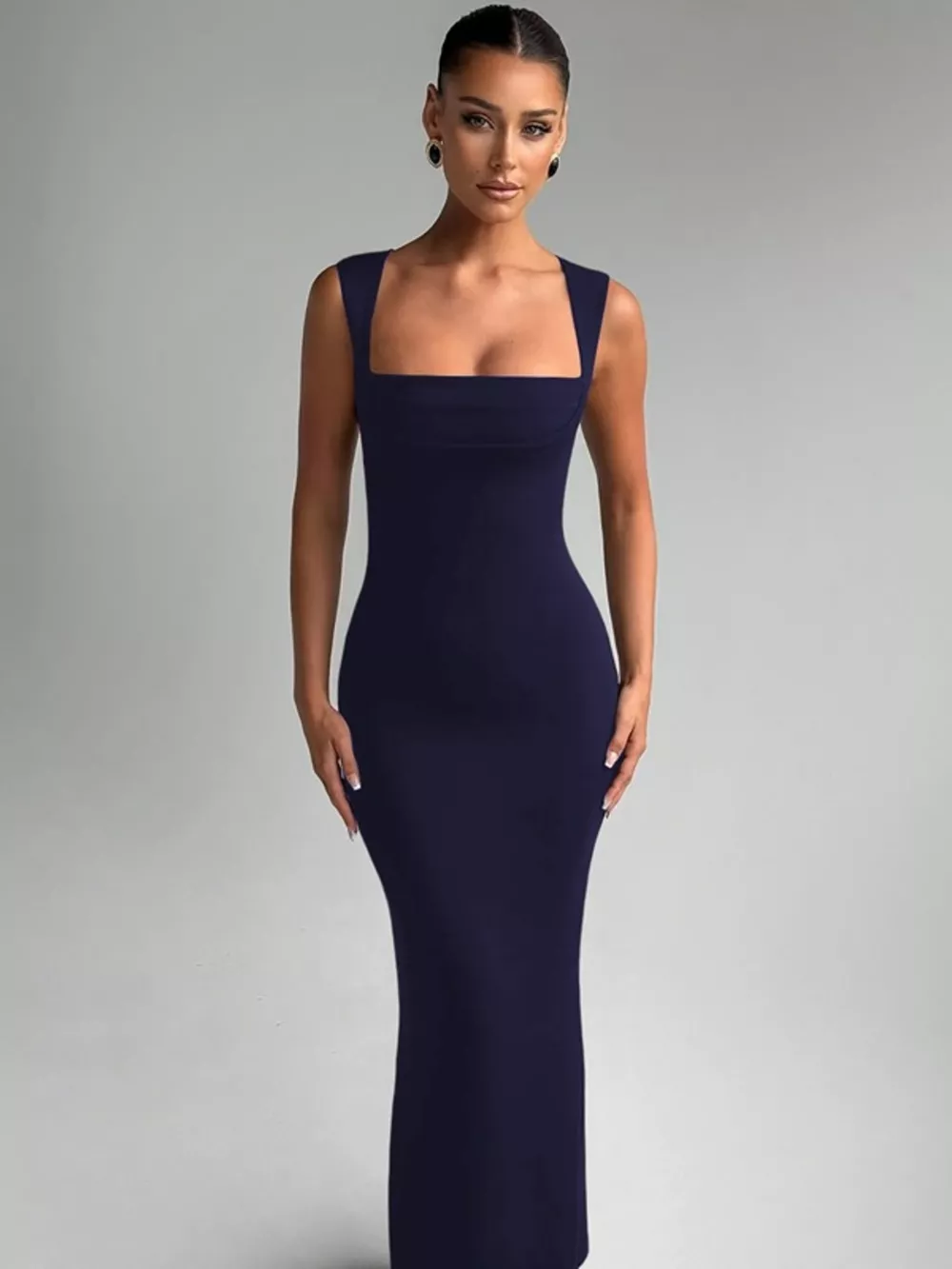 Square Neck Sleeveless Maxi Dress, image 13