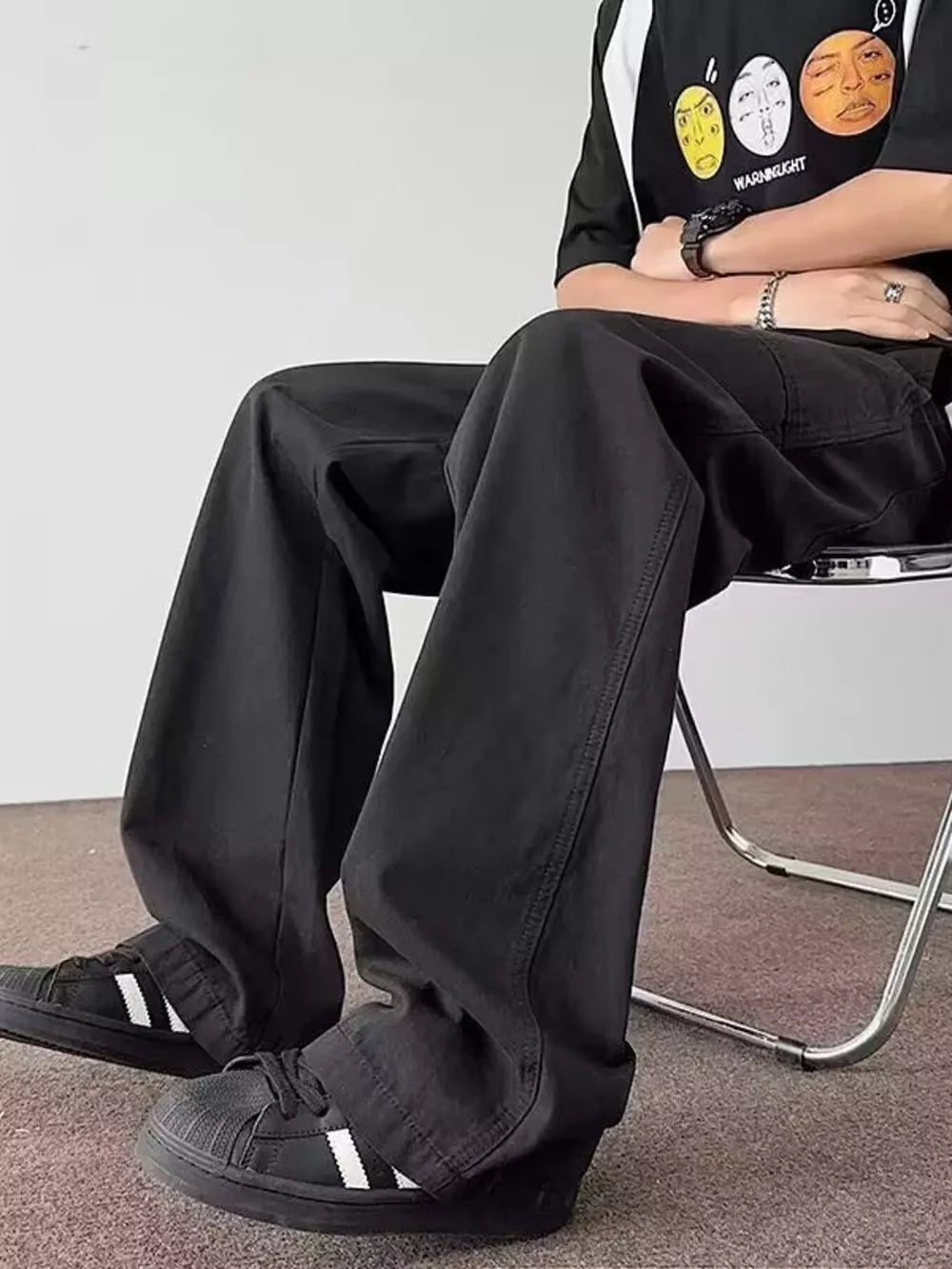 Men's Loose Fit Cargo Pants, image 7