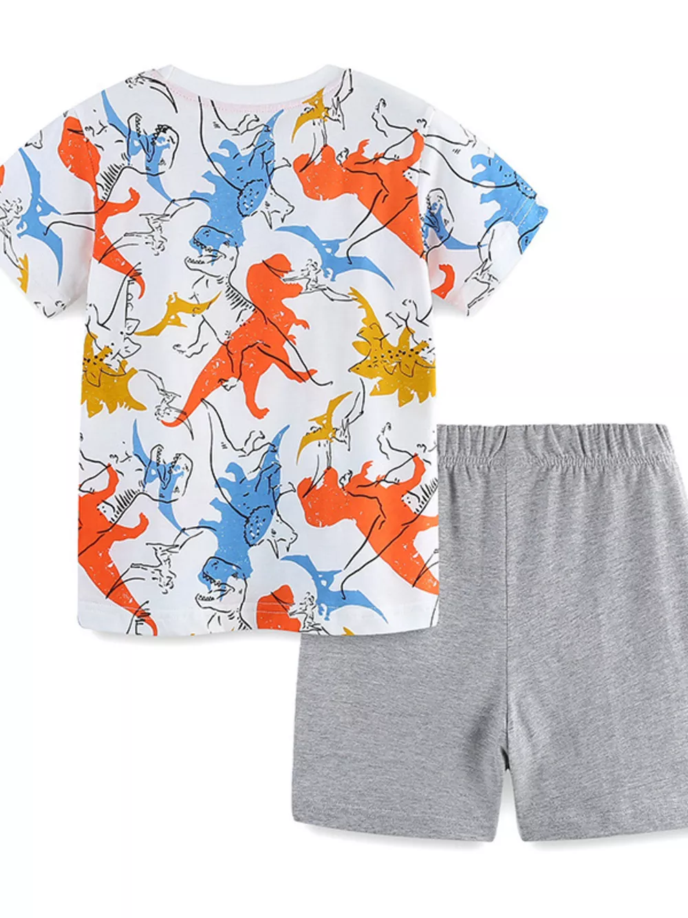 Children's Dinosaur Print Tee and Shorts Set, image 4