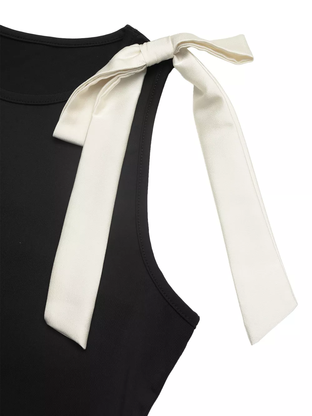 Bow Detail Sleeveless Bodysuit, image 2