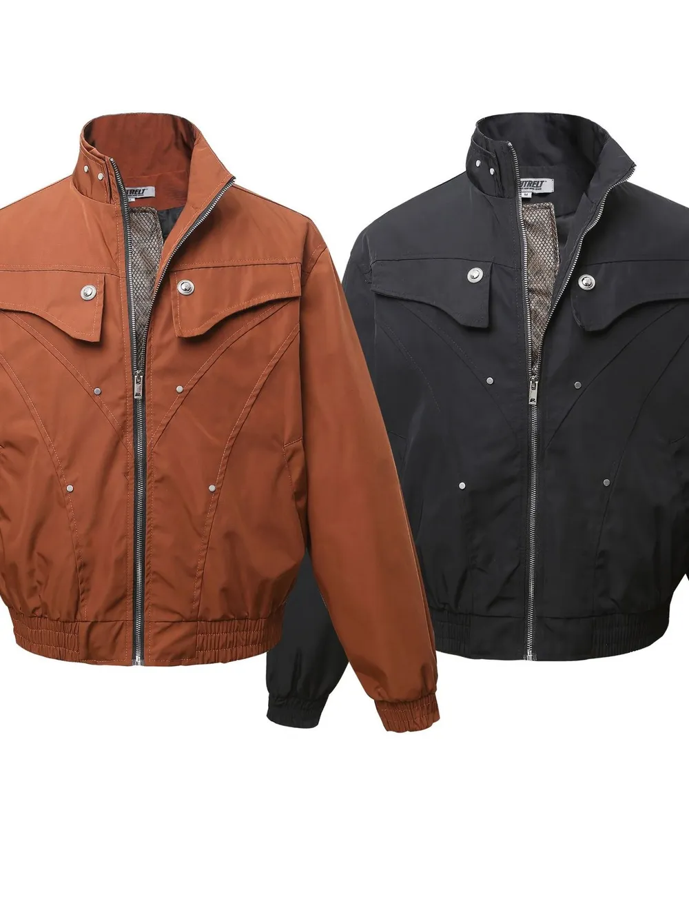 Men's Zip Up Long Sleeve Jacket, image 5