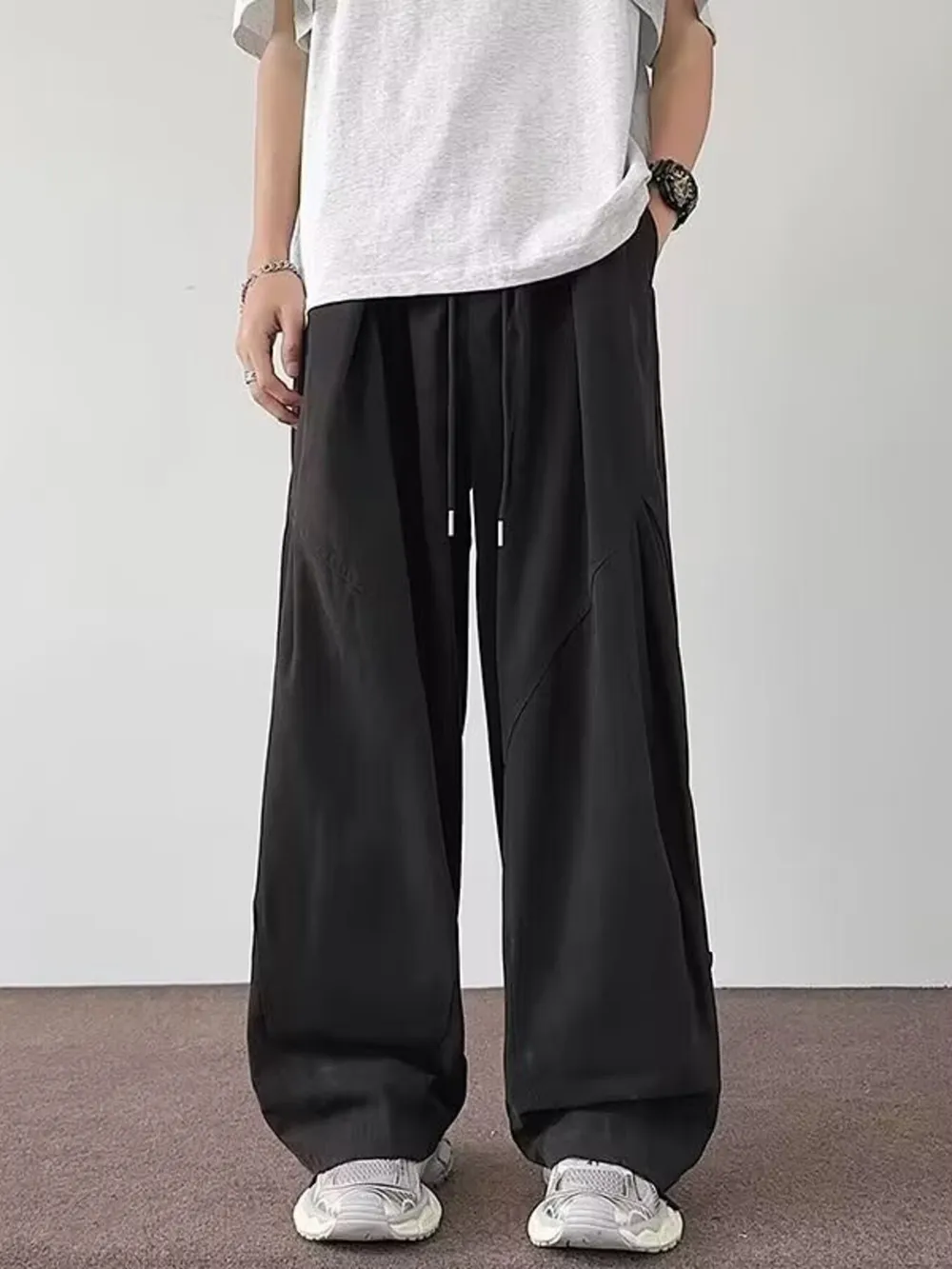 Men's Plus Size Loose Fit Casual Cargo Pants