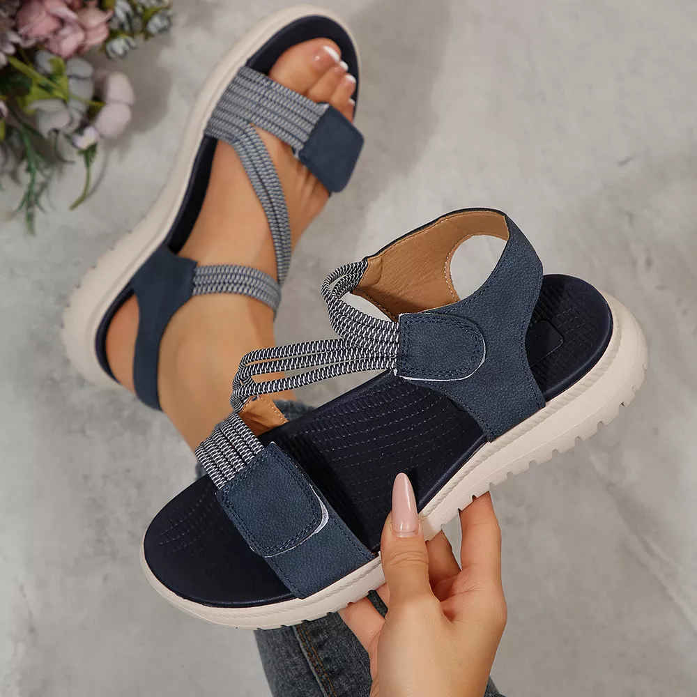 Open Toe Flats Sandals, image 8