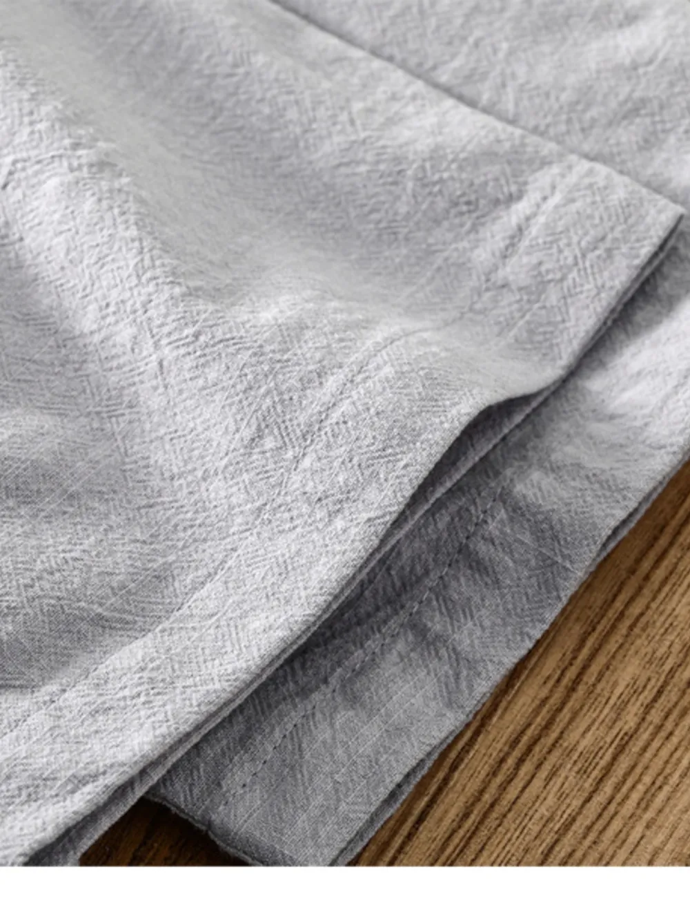 Men's Plus Size Short Sleeve Button Detail Blouse, image 7