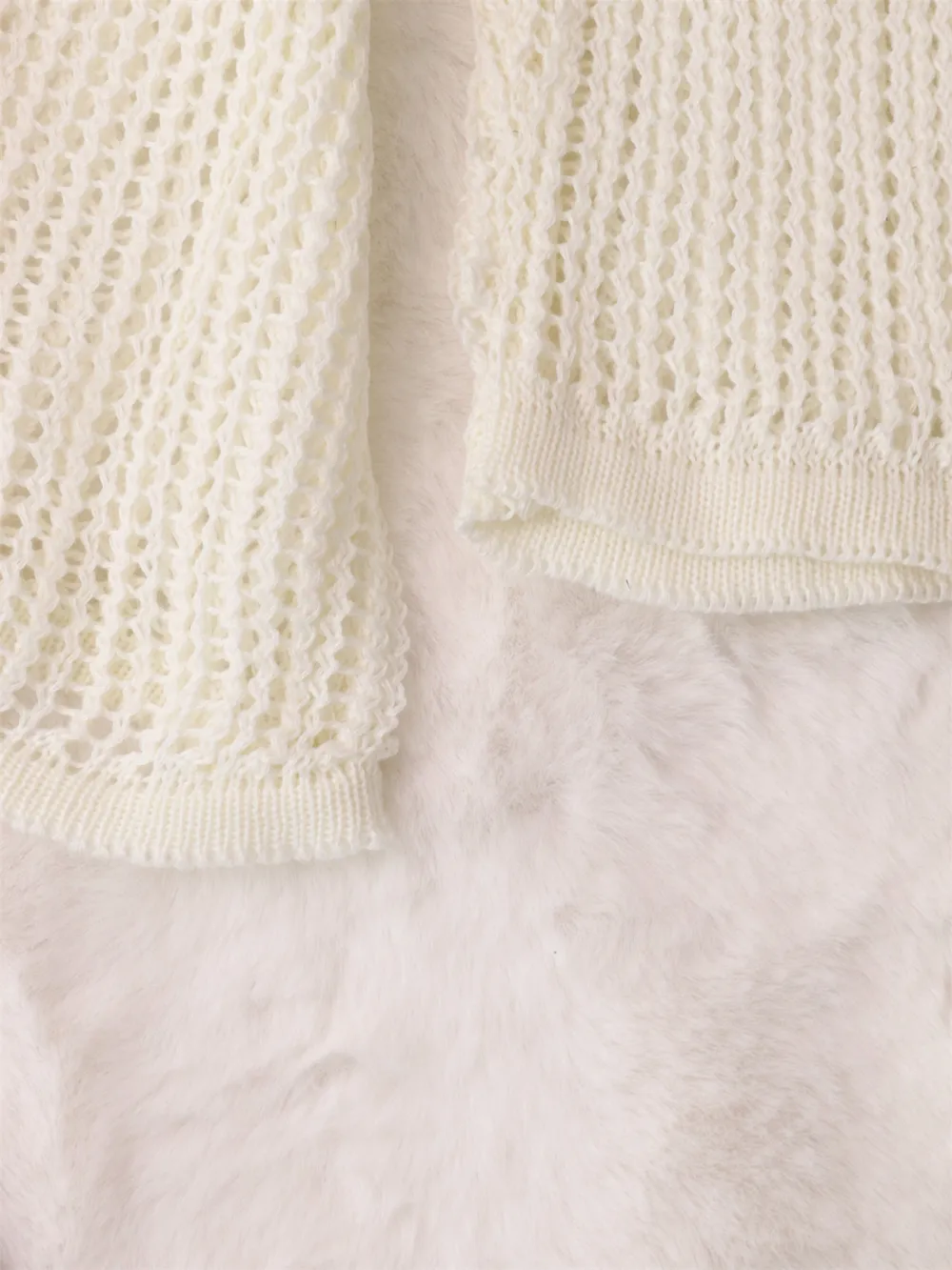 Openwork Relaxed Fit Knit Cover Up, image 18