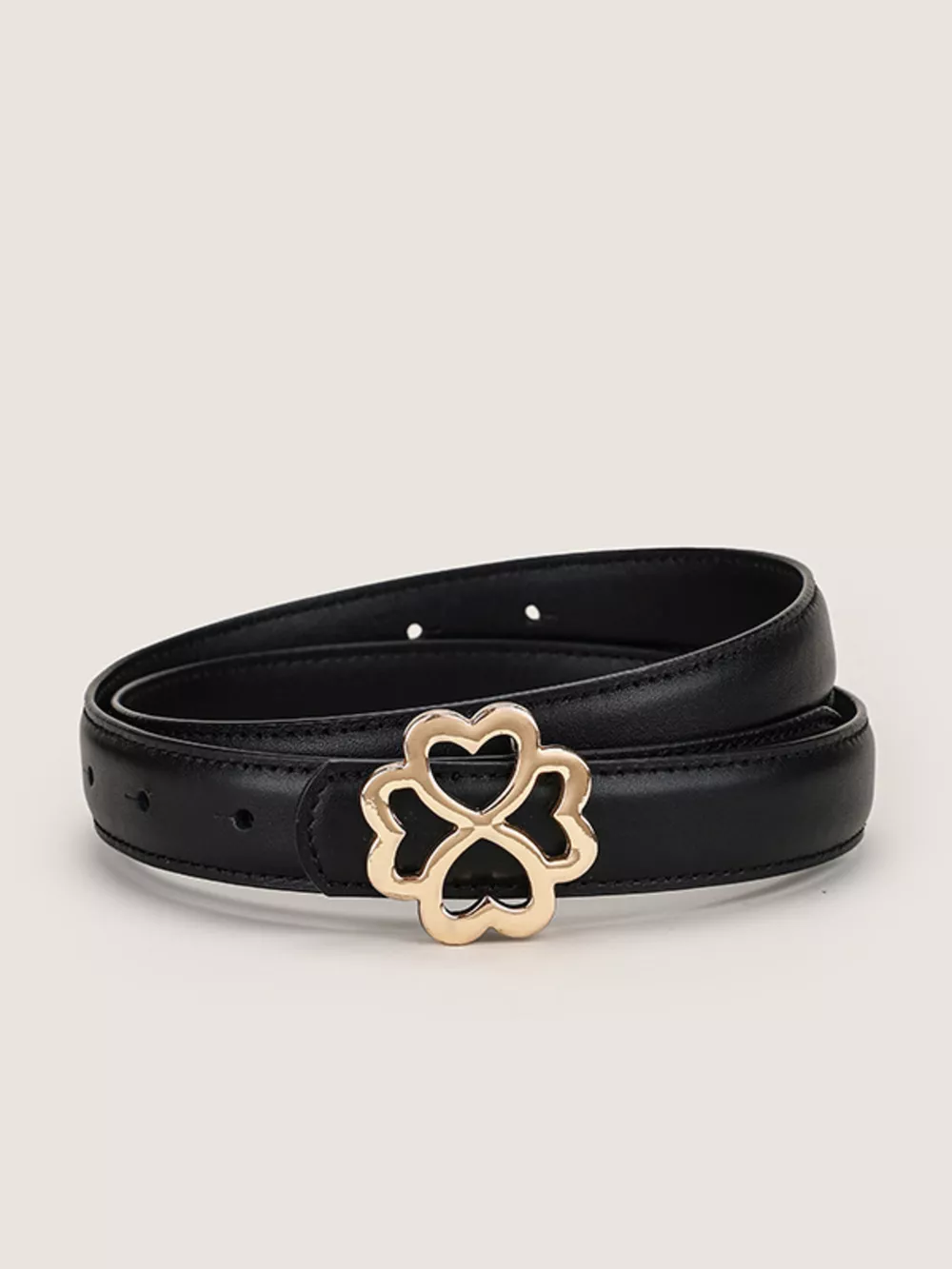 Clover Buckle Adjustable Belt, image 3