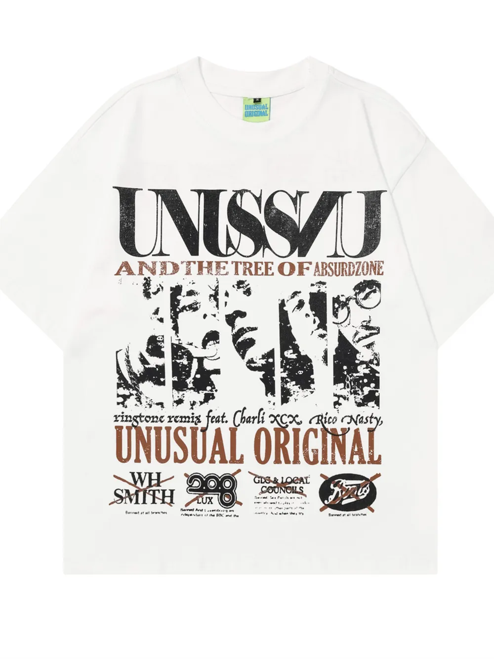 Men's Graphic Round Neck Oversized T-Shirt, image 4