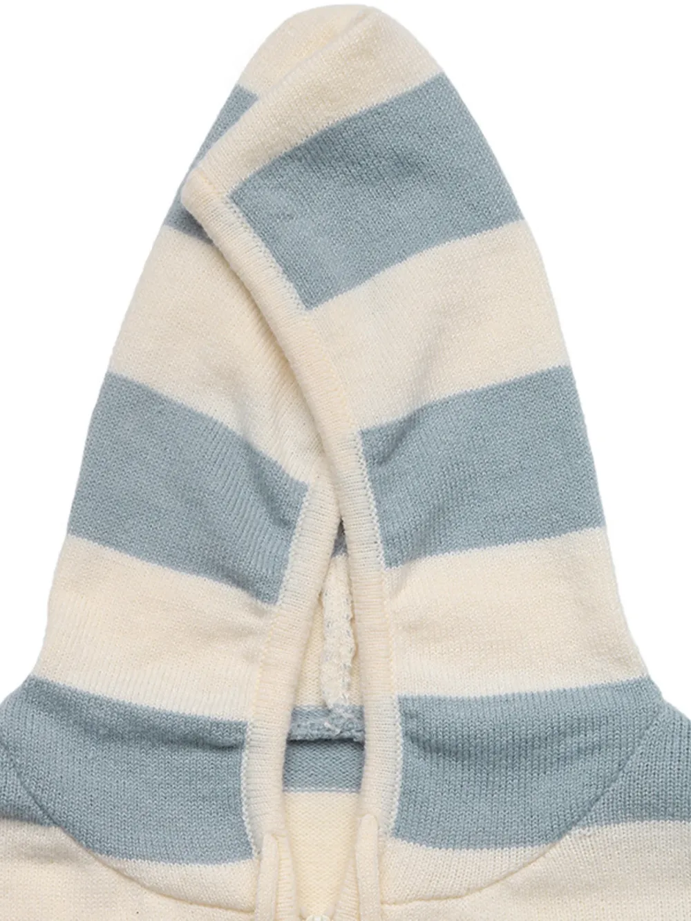 Drawstring Zip Up Striped Cardigan, image 4