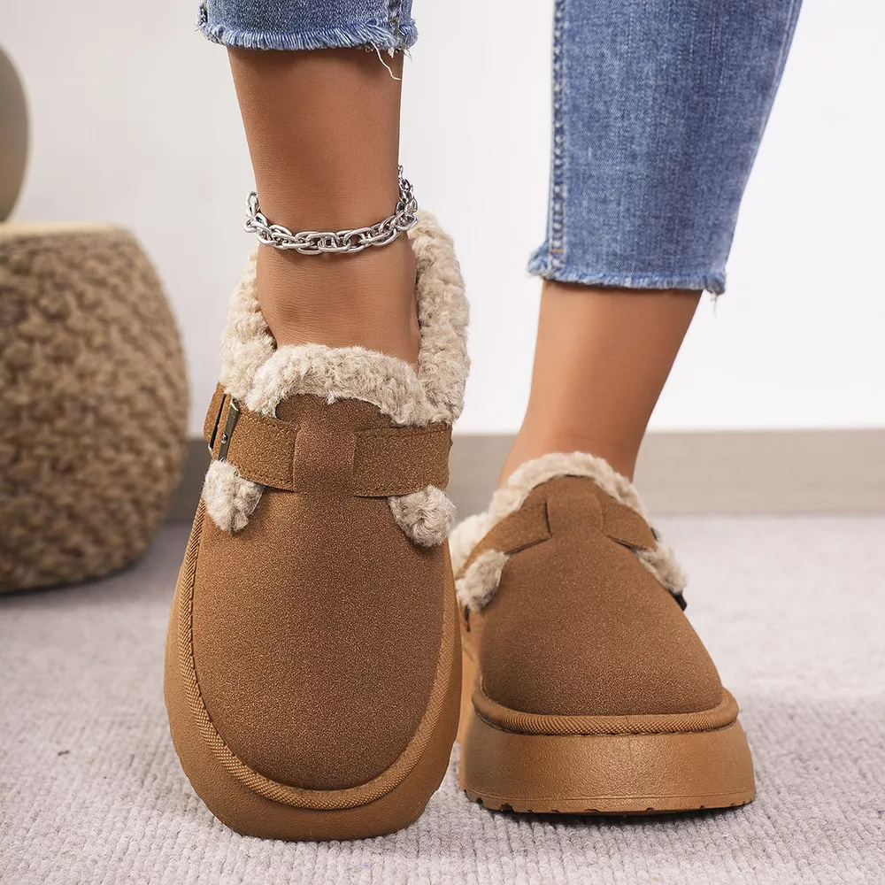 Round Toe Platform Slippers, image 5