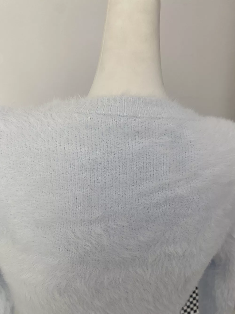 Soft Fuzzy Button-Down Cropped Cardigan, image 21
