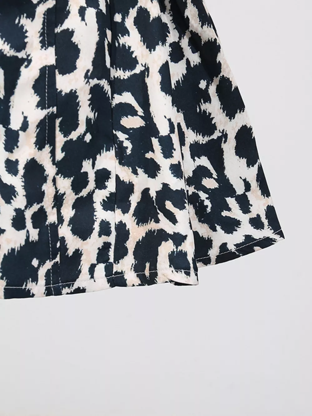 Leopard Print Halter Neck Mini Dress, image 9