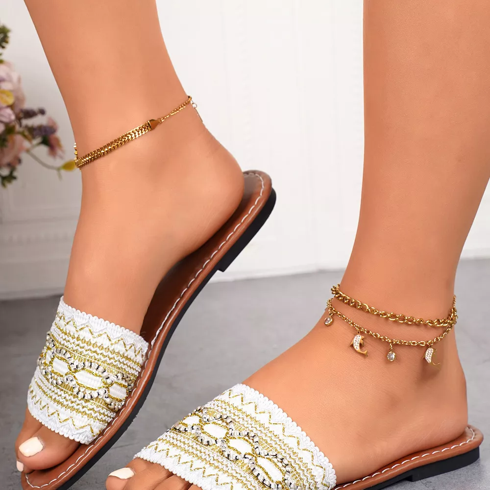 Open Toe Flat Sandals, image 7