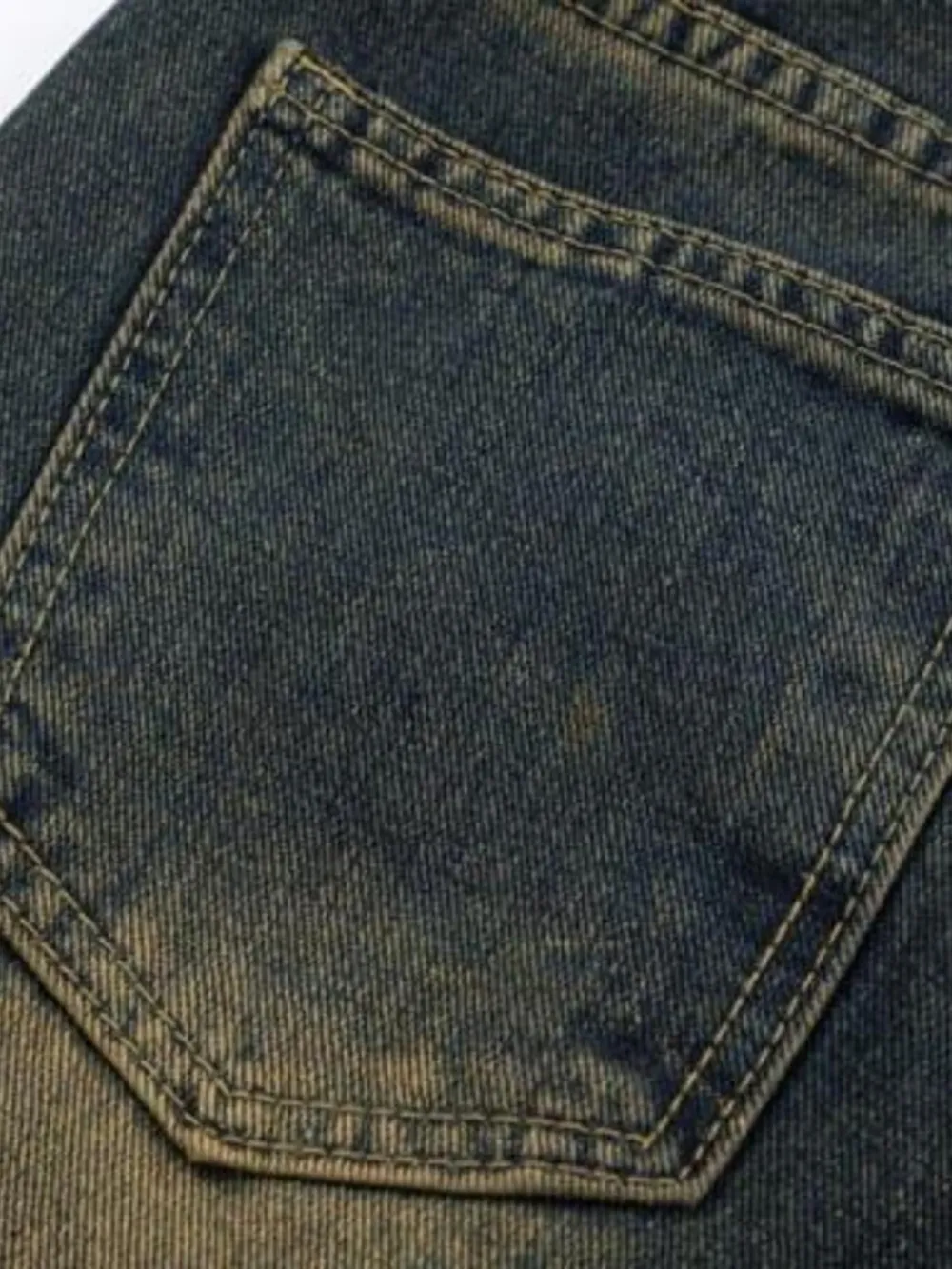 Men's Full Size Vintage Wash Bootcut Denim Jeans Plus Size, image 8