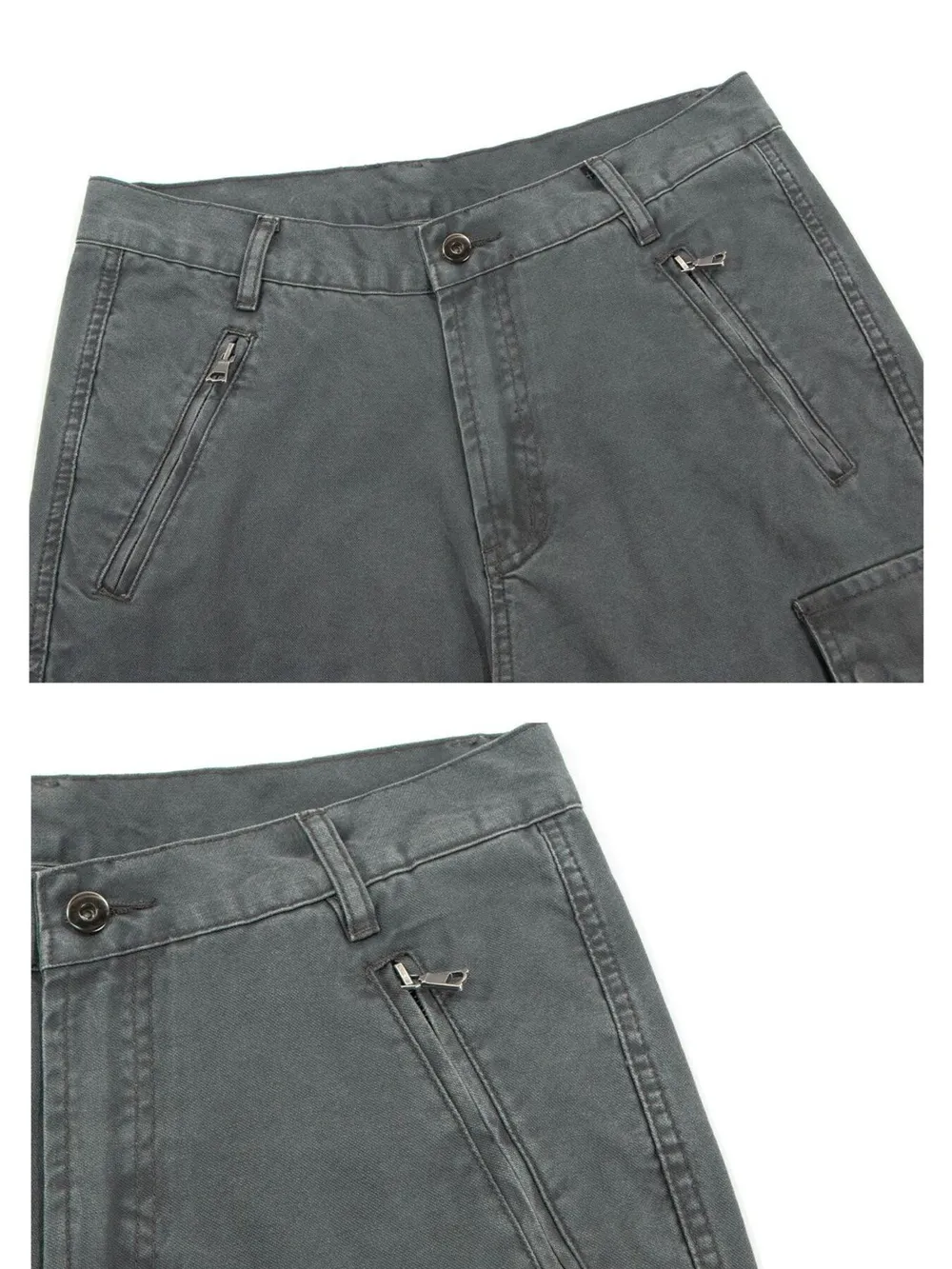 Men's Wide Leg Cargo Pants, image 5