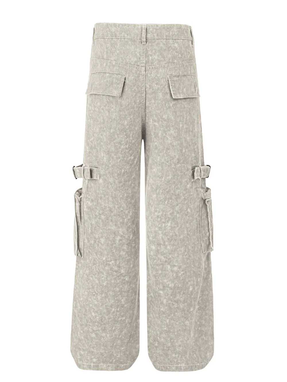 Men's Wide Leg Cargo Jeans, image 3