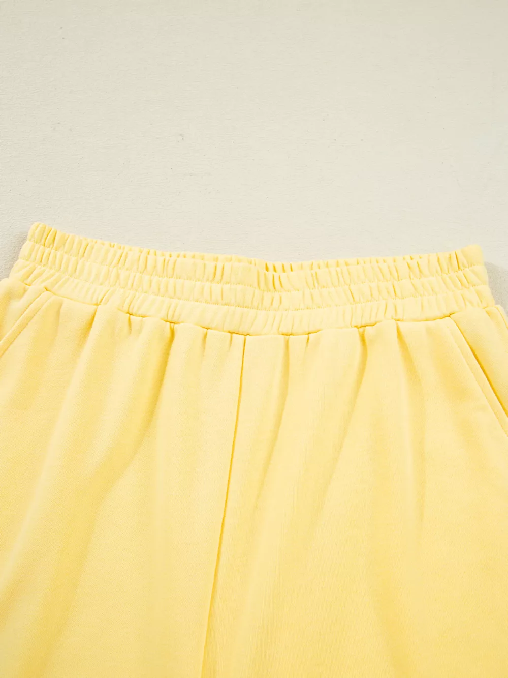 Color Block Patchwork Half Button Top and Shorts 2pcs Set, image 3