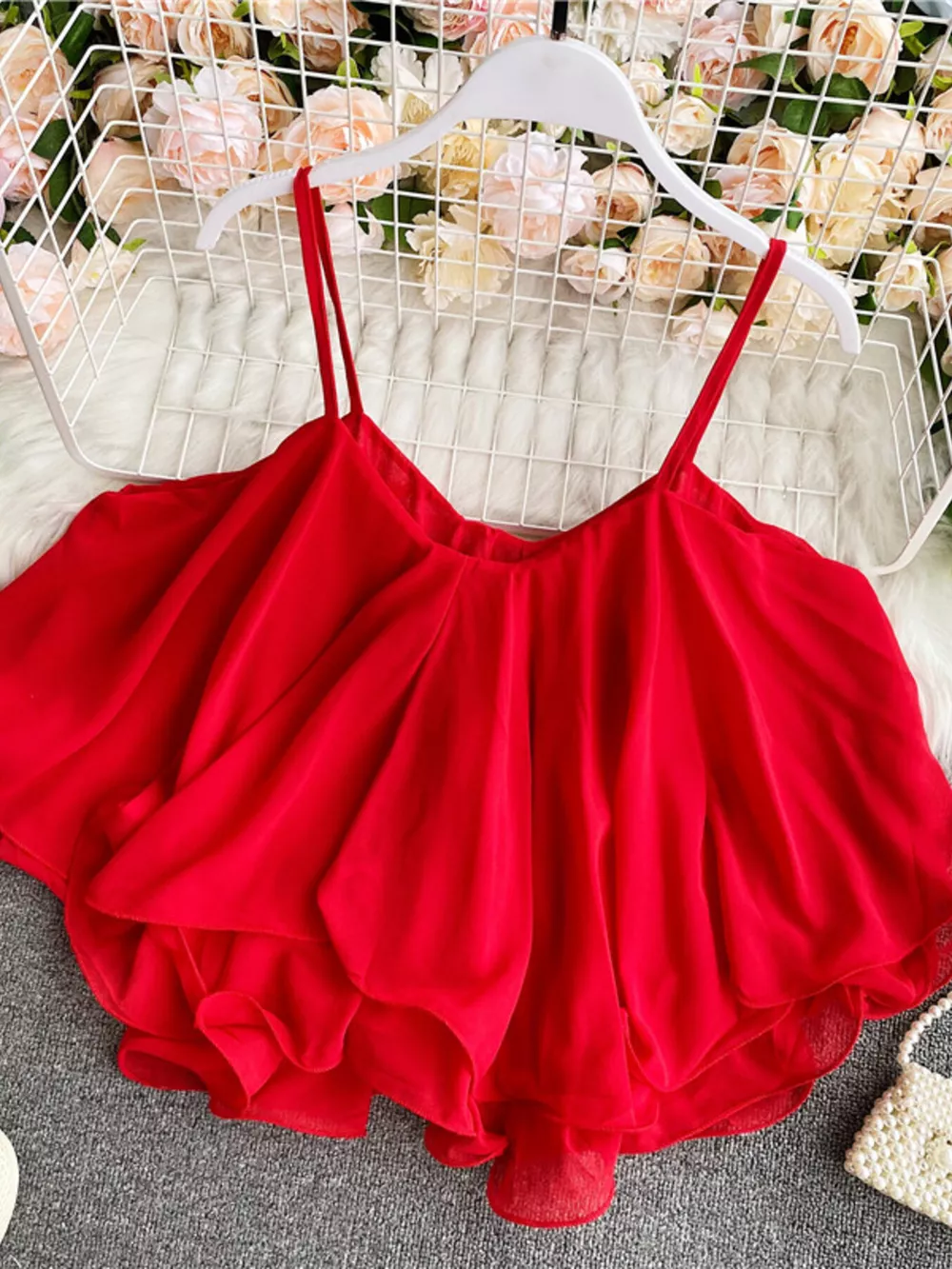 Ruffled Flowy Cami, image 6