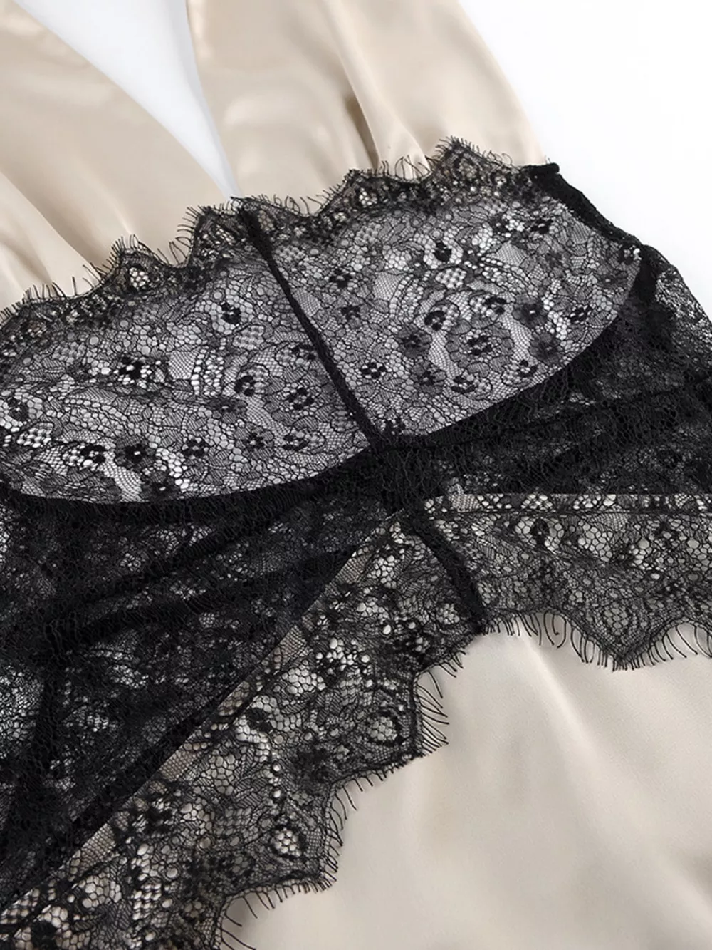 Halter Neck Lace Waist Maxi Dress, image 9