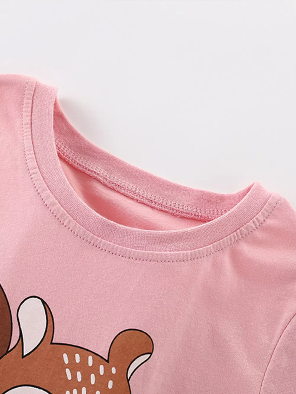 Children's Cute Squirrel Graphic Short Sleeve T-Shirt, image 3