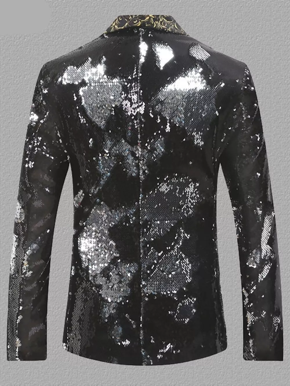 Men's Sequin Long Sleeve Blazer, image 6