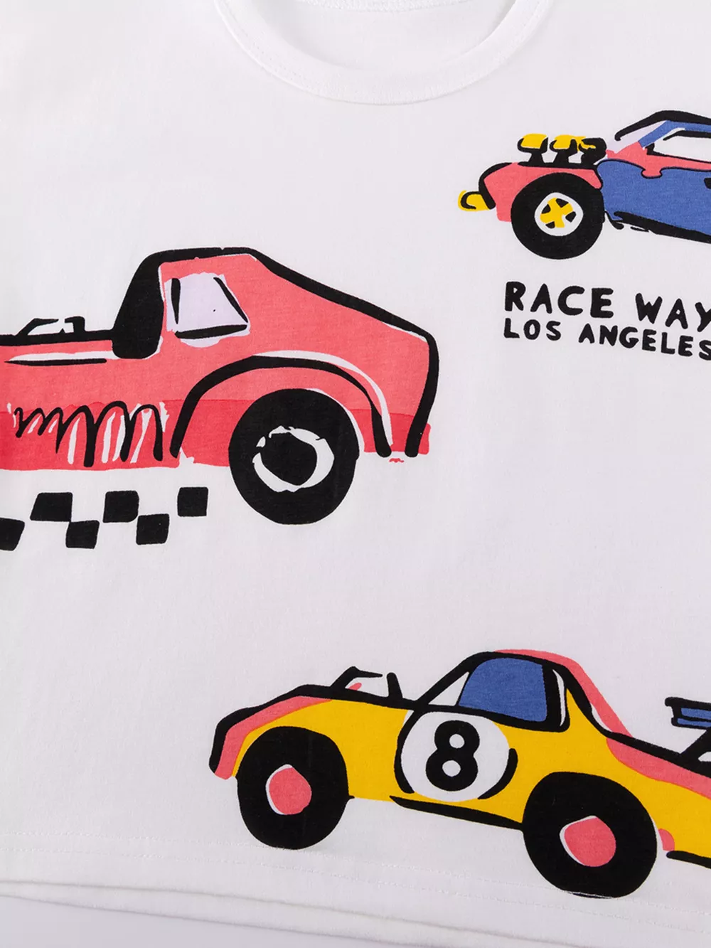 Children's Racing Car T-Shirt and Shorts Set, image 5