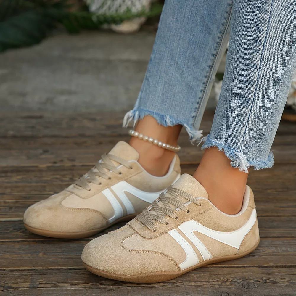 Round Toe Lace Up Sneakers, image 6