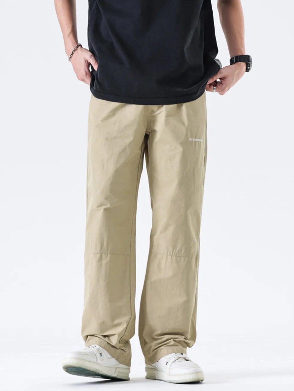 Men's Full Size Wide Leg Pants Plus Size, image 2
