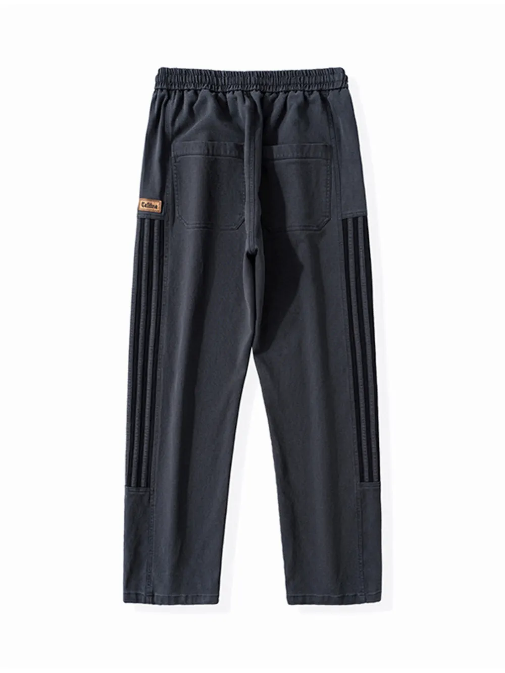 Men's Full Size Drawstring Wide Leg Pants Plus Size, image 2