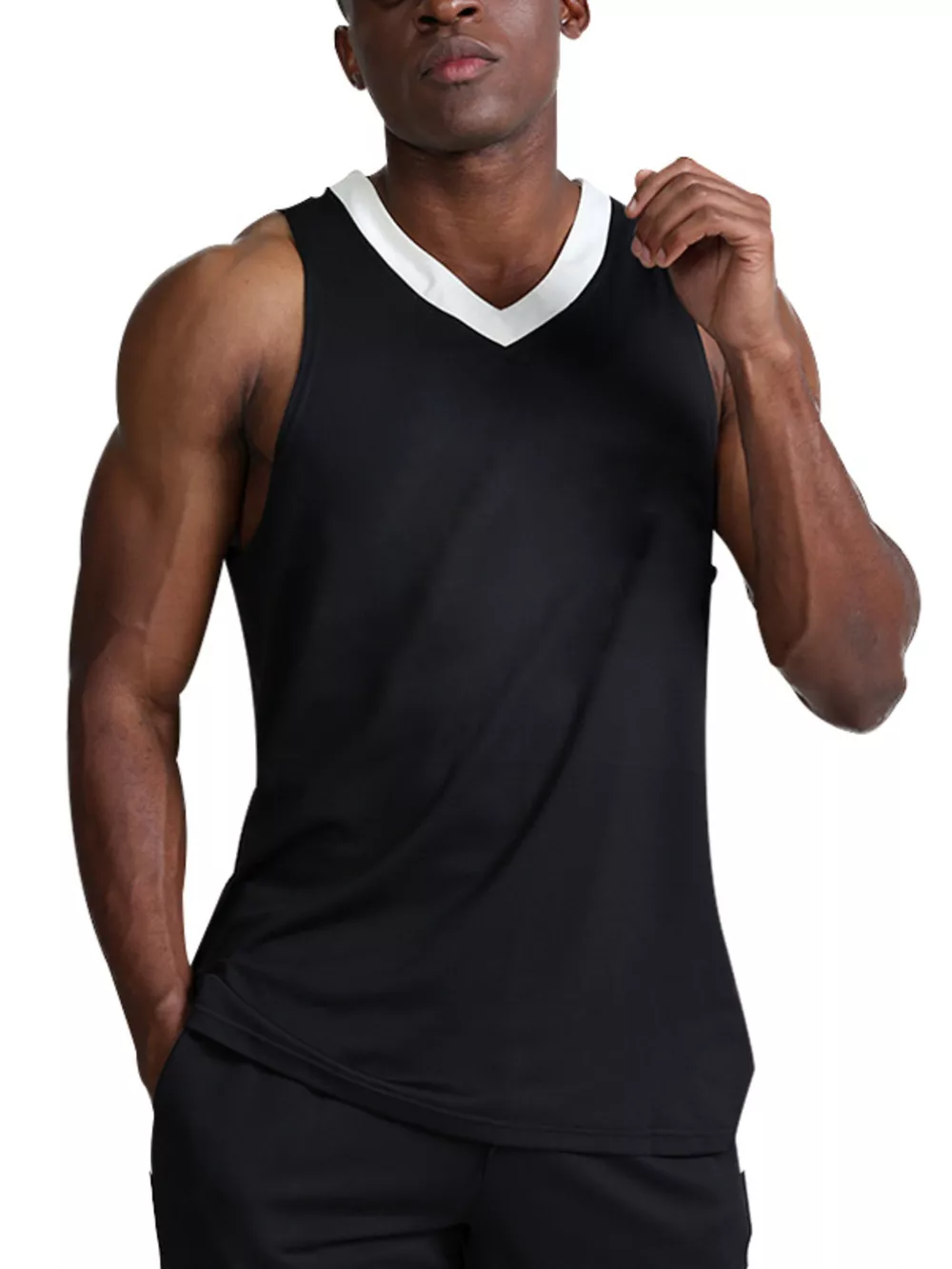 Men's V-Neck Performance Active Tank