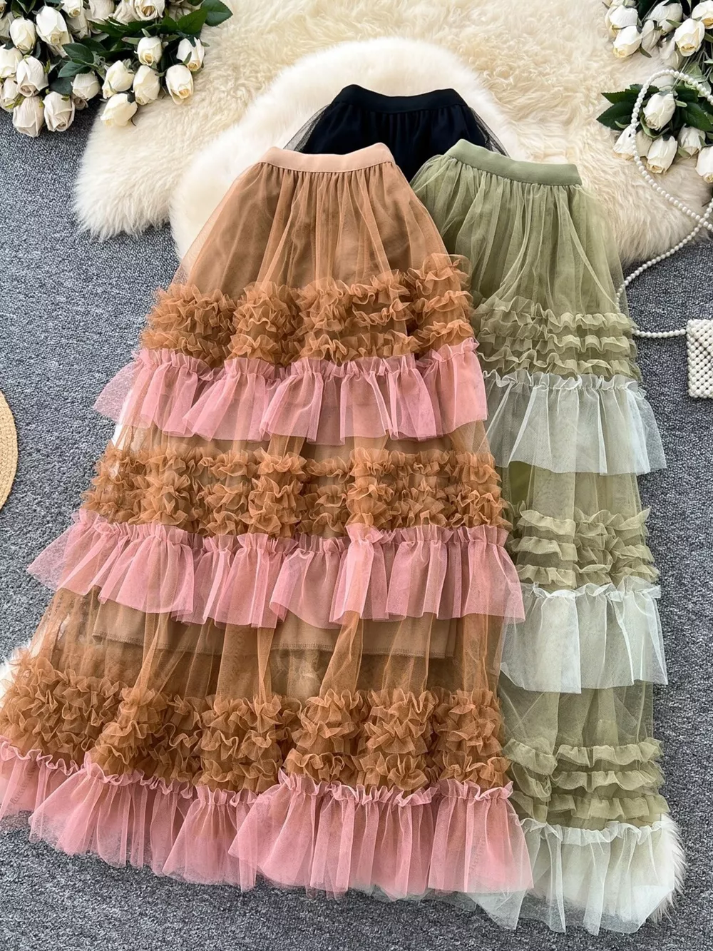 Ruffle Tulle Skirt, image 2