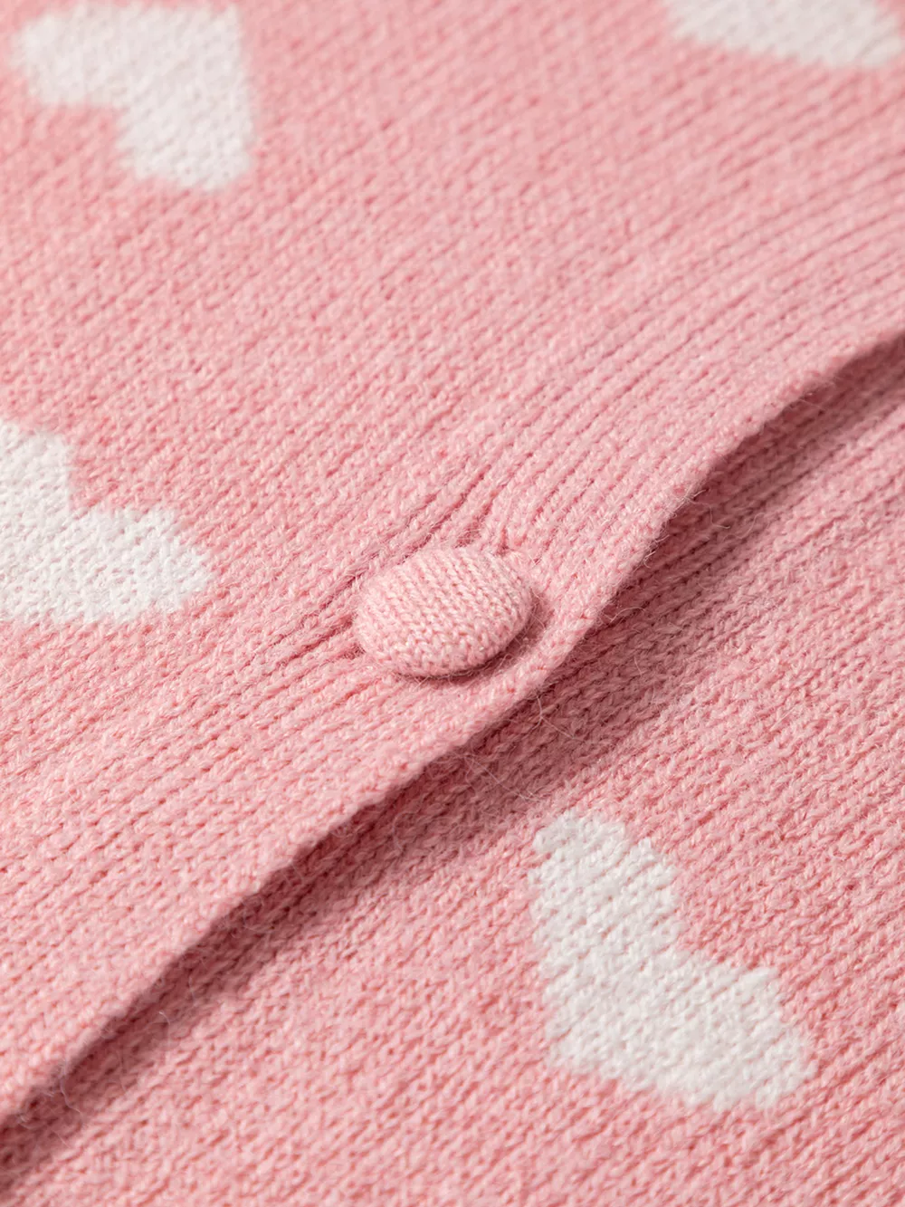 Heart Pattern Button Front Cardigan, image 2