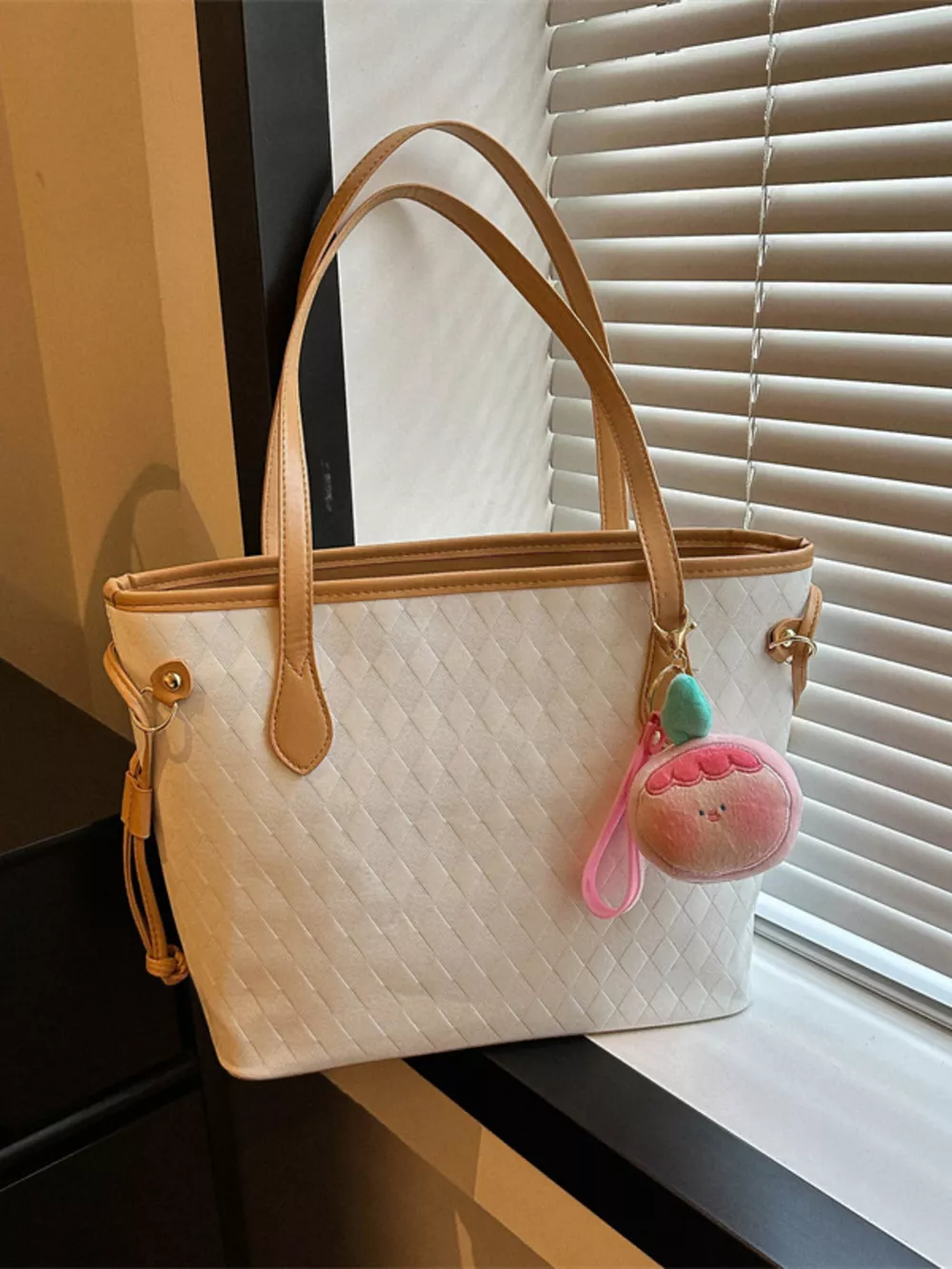 Woven Pattern Tote Bag, image 11